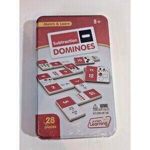 Match & Learn Subtraction Dominoes by Junior Learning New Sealed Box (5+)